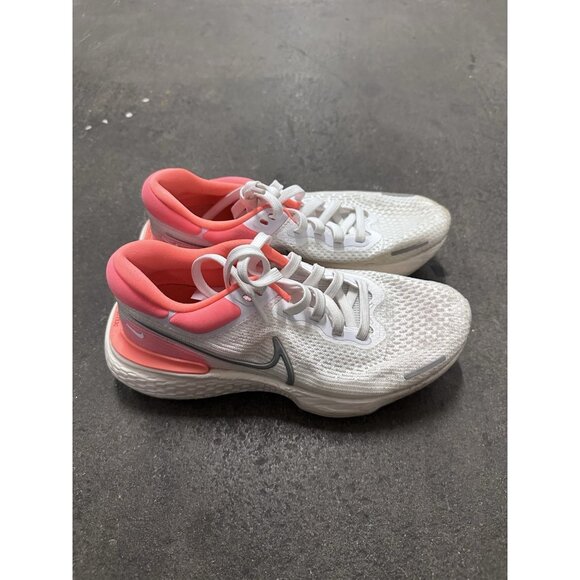 Nike ZoomX Invincible Run FK Sneakers White & Mango - Picture 1 of 7